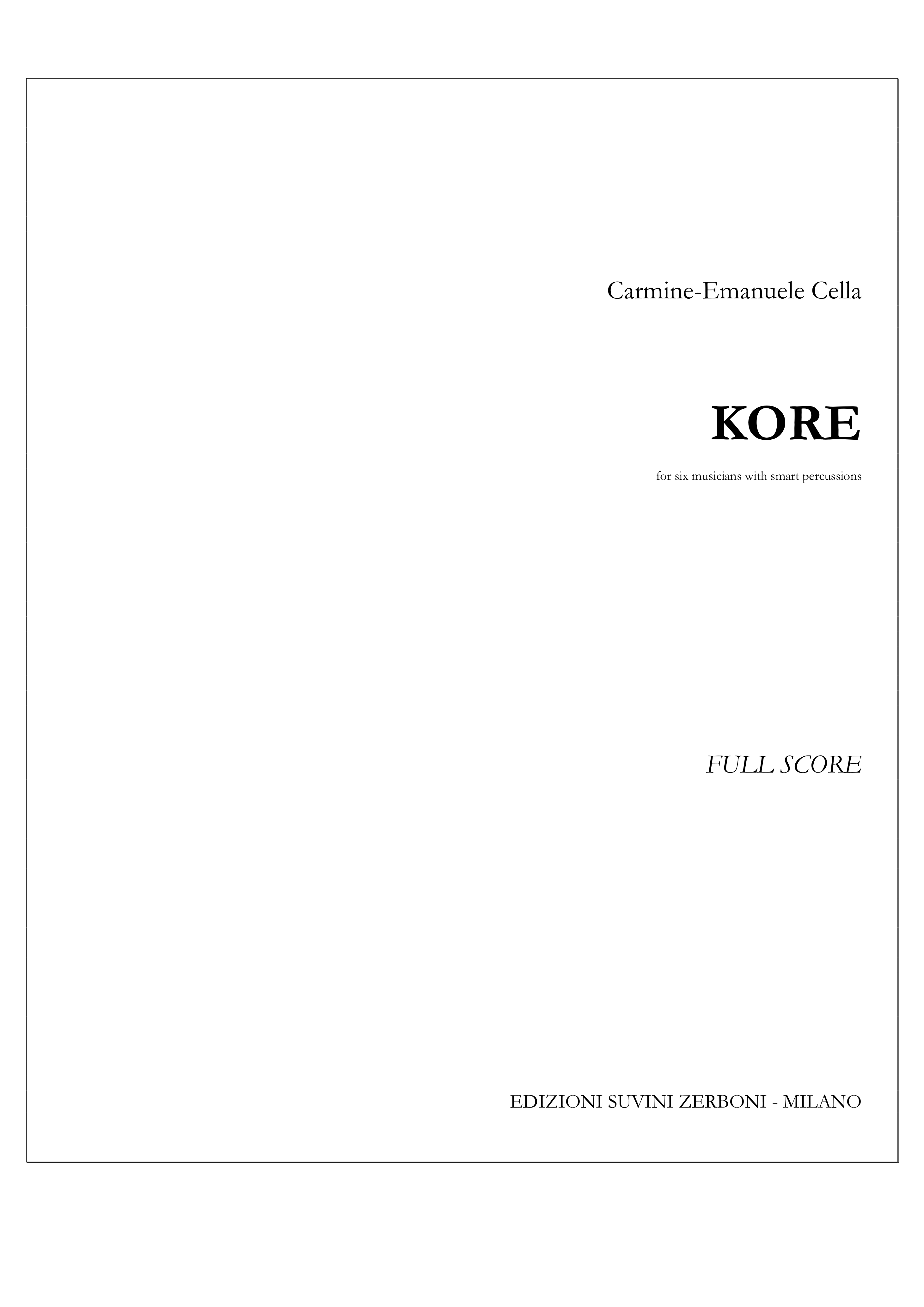 Kore_Cella Carmine 1